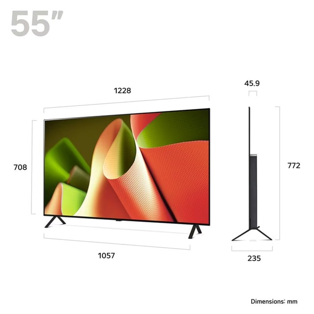 LG B4 55 inch OLED AI 4K Smart TV - 4