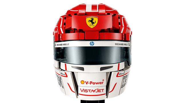 Charles Leclerc Helmet Scuderia Ferrari F1 LEGO - 4