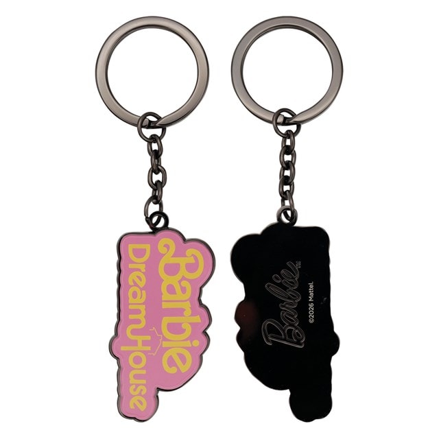 Barbie Keyring, Pin Badge & Coasters Gift Set - 2