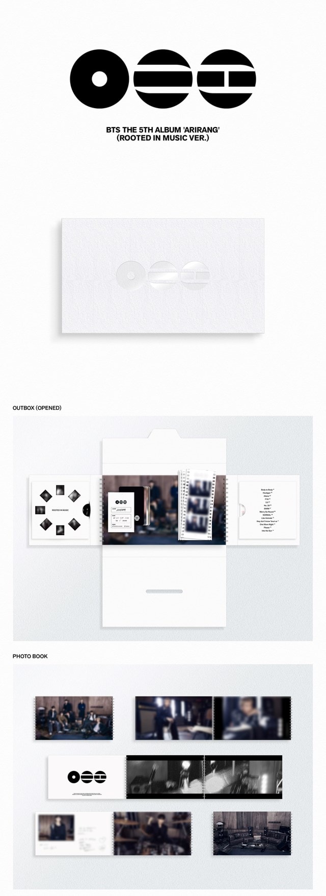 BTS 5th Album 'ARIRANG' (Rooted in Music Ver.) hmv Exclusive | HMV