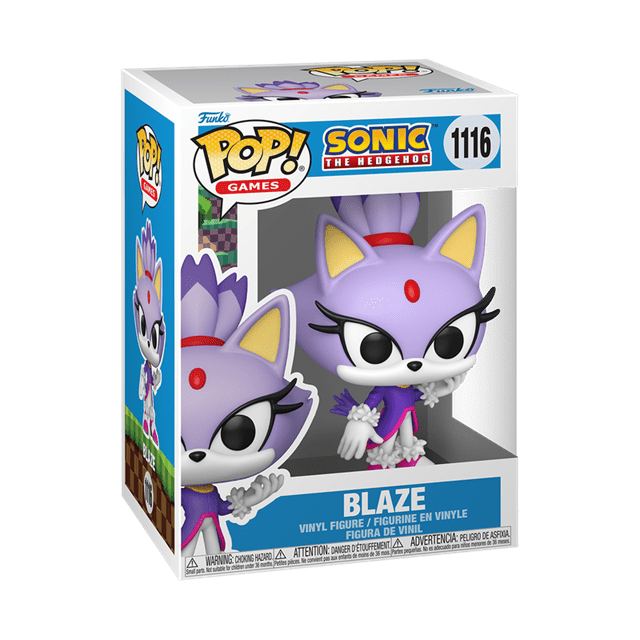 Blaze The Cat 1116 Sonic The Hedgehog Funko Pop Vinyl - 2