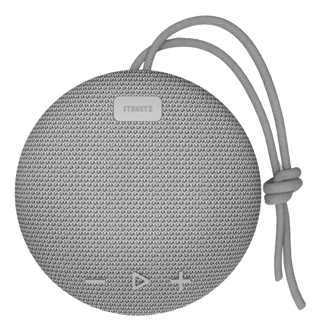 Streetz 5W Grey Bluetooth Speaker - 1