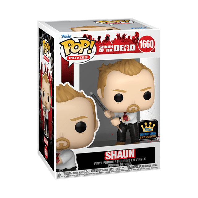 Shaun With Pool Cue With Chance Of Chase 1660 Shaun Of The Dead Funko Pop Vinyl - 2