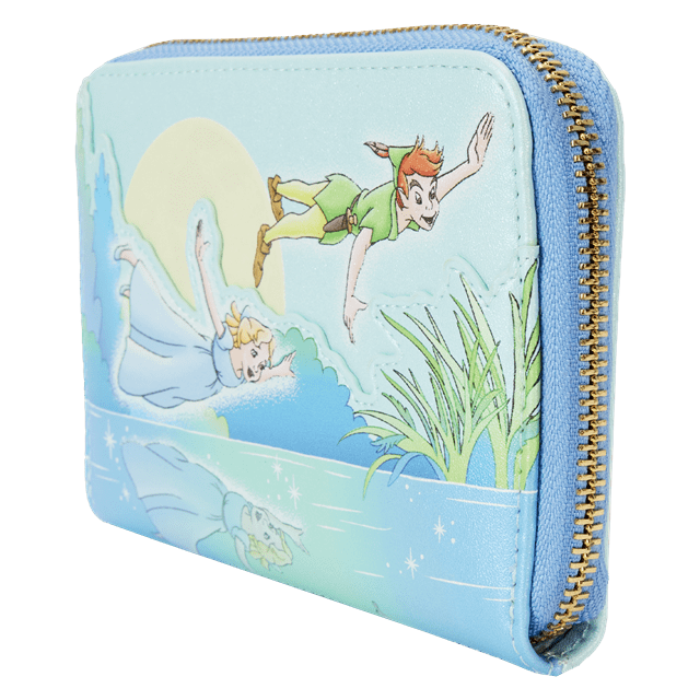 You Can Fly Glows Zip Around Wallet Peter Pan Loungefly - 2