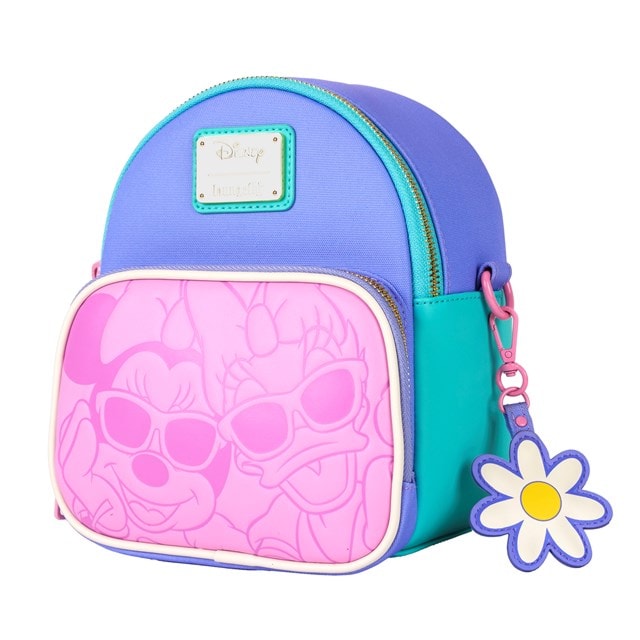 Daisy Duck & Minnie Mouse Convertible Loungefly Mini Backpack - 2