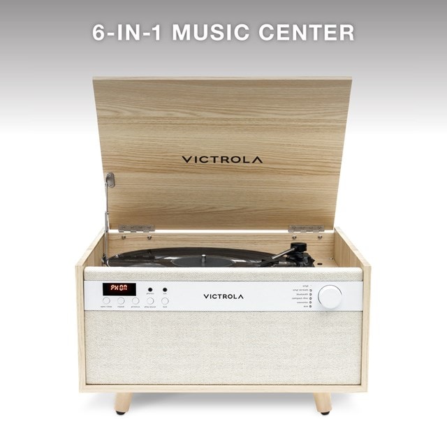 Victrola Century Natural Bluetooth Turntable with CD & Cassette - 2