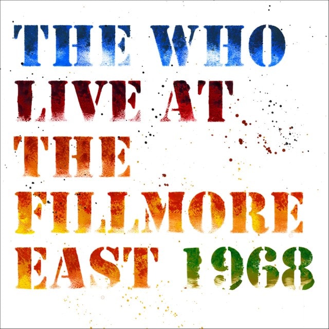 Live at the Fillmore East, 1968 - 1
