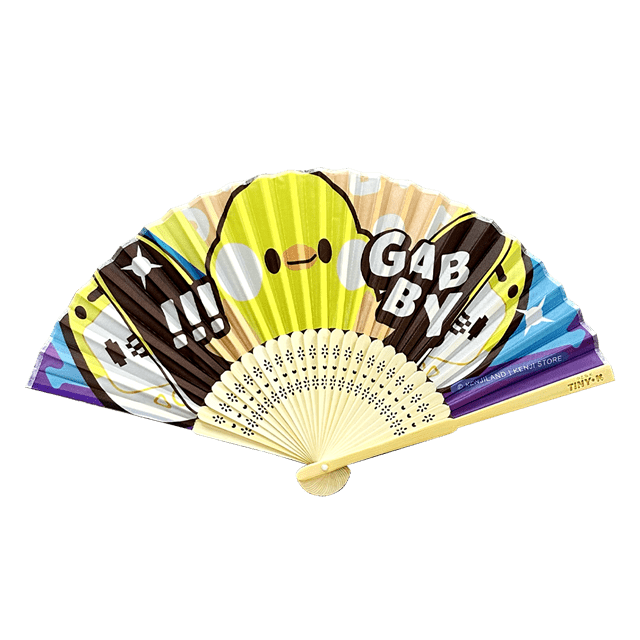 Tiny-K Gabby X Kaze Folding Fan - 1