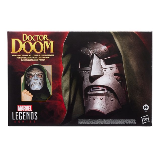 Doctor Doom Fantastic Four Marvel Legends Series Premium Collectable Roleplay Helmet - 32