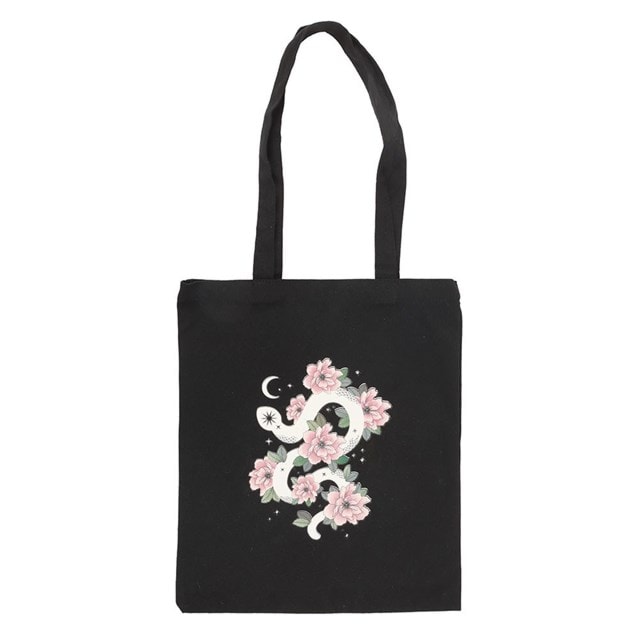 Floral Snake Tote Bag - 1