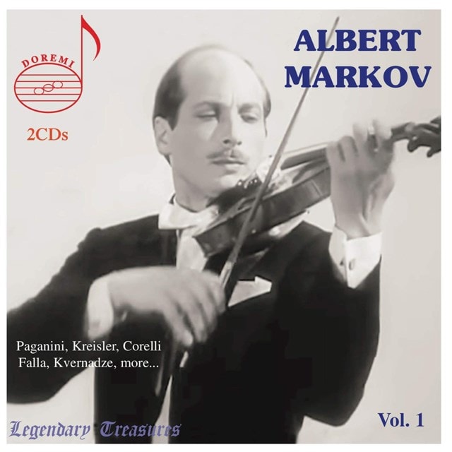 Albert Markov: Paganini, Kreisler, Corelli, Falla, Kvernadze/... - Volume 1 - 1