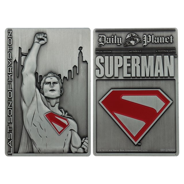 Last Son Of Krypton Superman 2025 Ingot - 2