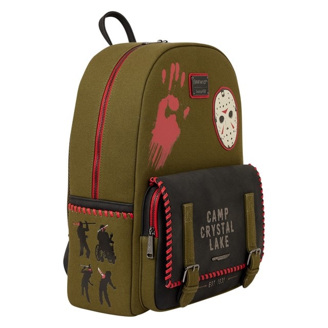 Camp Crystal Lake Friday The 13th Loungefly Full-Size Backpack - 2