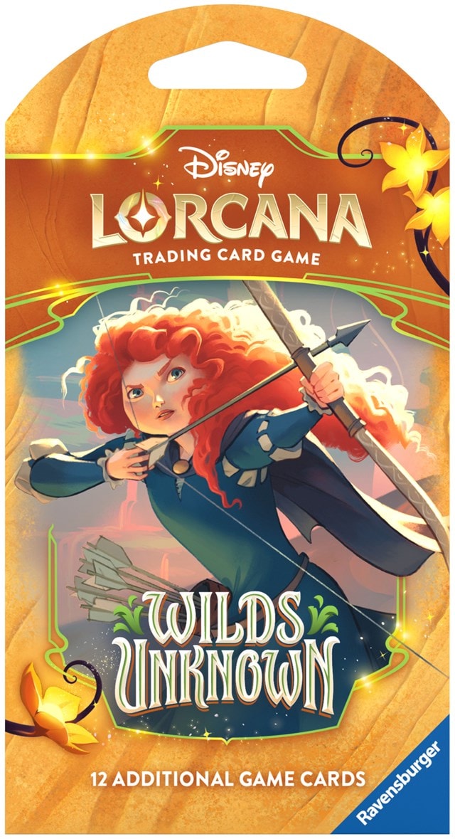 Sleeved Booster Packs Wilds Unknown Disney Lorcana Trading Cards Assortment - 4