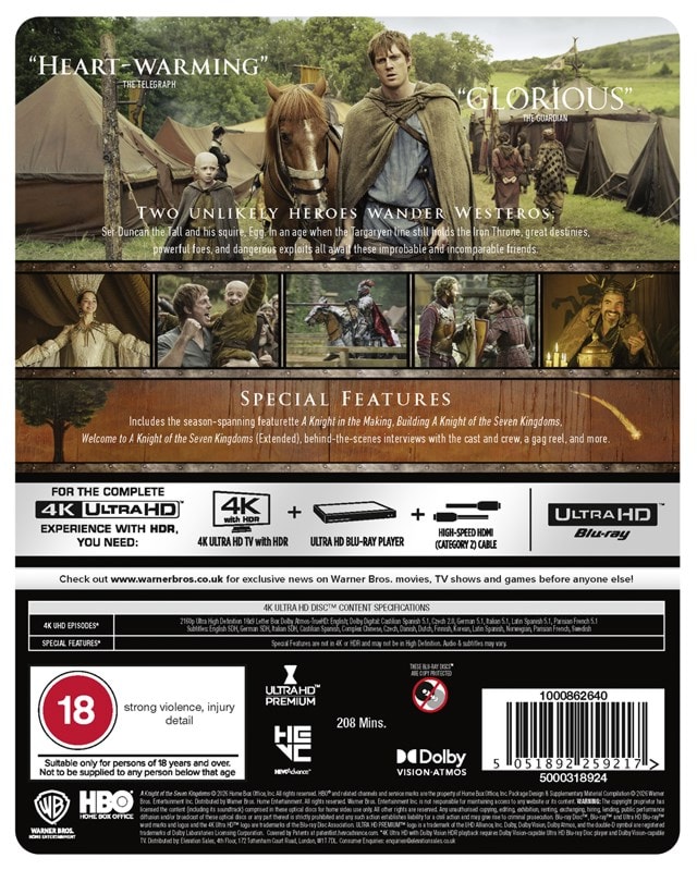 A Knight of the Seven Kingdoms Limited Edition 4K Ultra HD Steelbook - 6