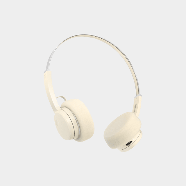 Mondo By Defunc Freestyle On Ear Off White Bluetooth Headphones - 3