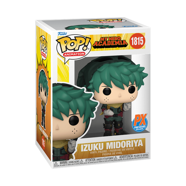 Hooded Izuku Midoriya 1815 My Hero Academia Limited Edition Funko Pop Vinyl - 2
