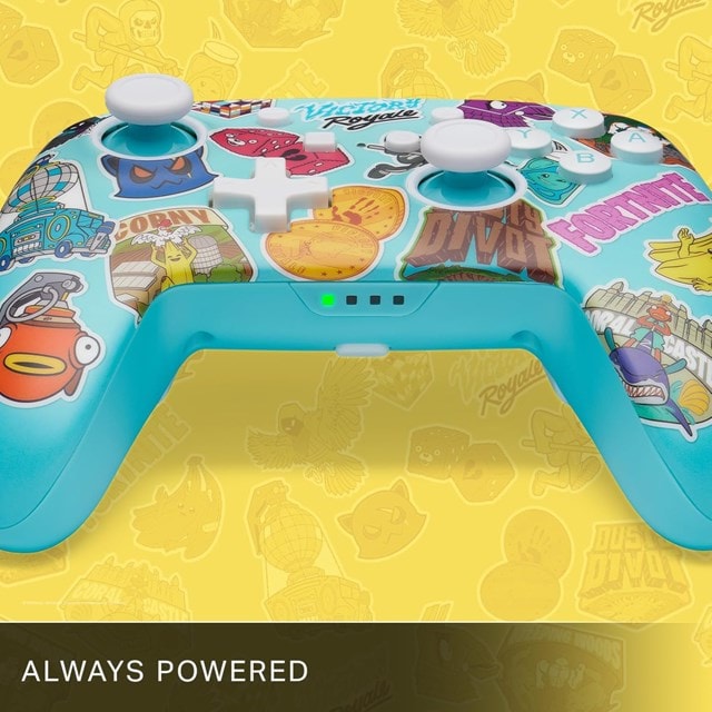 PowerA Enhanced Wireless Controller for Nintendo Switch - Fortnite Sticker Mania - 5