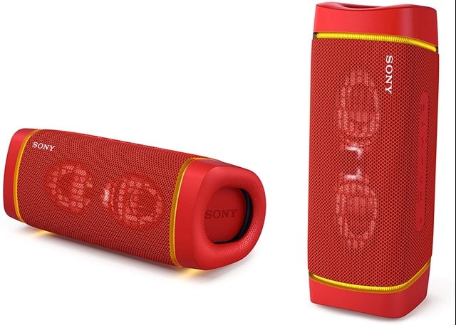 red speaker jbl