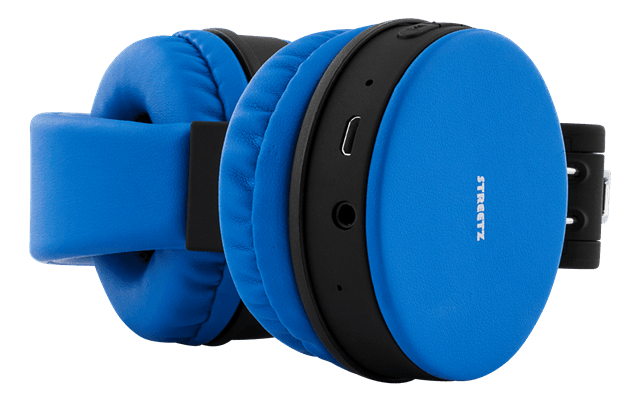 Streetz HL-BT401 Blue Bluetooth Headphones - 3
