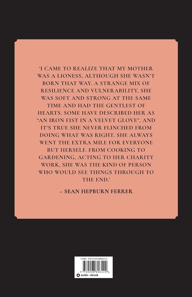 Intimate Audrey: The Authorised Biography Hardaback By Sean Hepburn Ferrer & Wendy Holden - 2