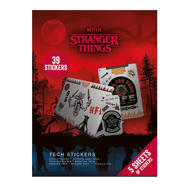Stranger Things Season 4 Tech Stickers - 1