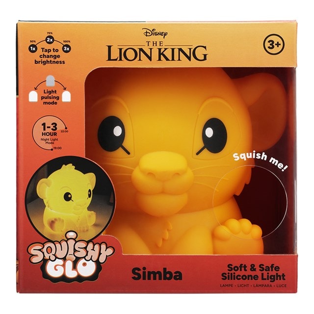 Simba Lion King Squishyglo Silicone Light - 5