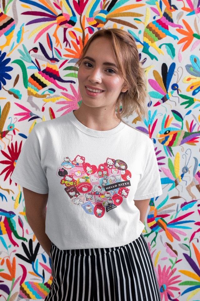 Hello Kitty 50th Anniversary Sanrio White Tee (Large) - 2