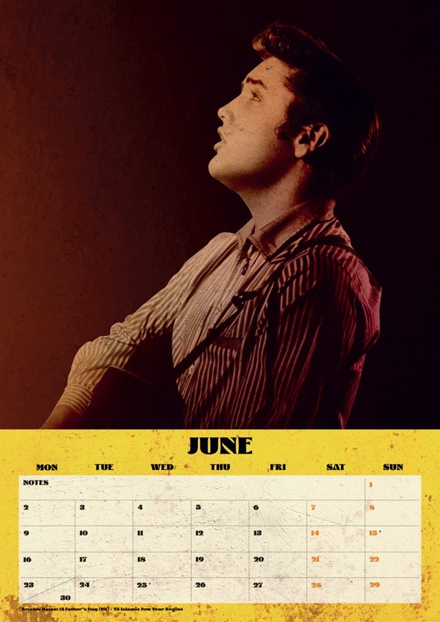 Elvis 2025 A3 Calendar - 2