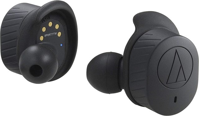 Audio Technica ATH-SPORT7TW Black Sport True Wireless Bluetooth Earphones - 1