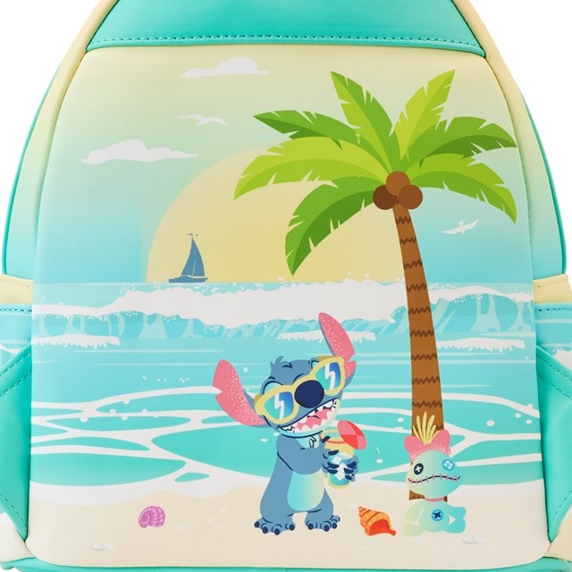 Lilo & Stitch Sandcastle Beach Surprise Mini Loungefly Backpack - 6
