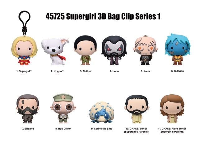 Supergirl 2026 Series 1 Bag Clips - 2