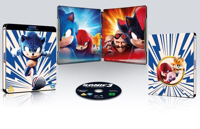 Sonic the Hedgehog 3 Limited Edition 4K Ultra HD Steelbook - 1