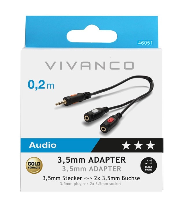 Vivanco Audio Splitter - 2