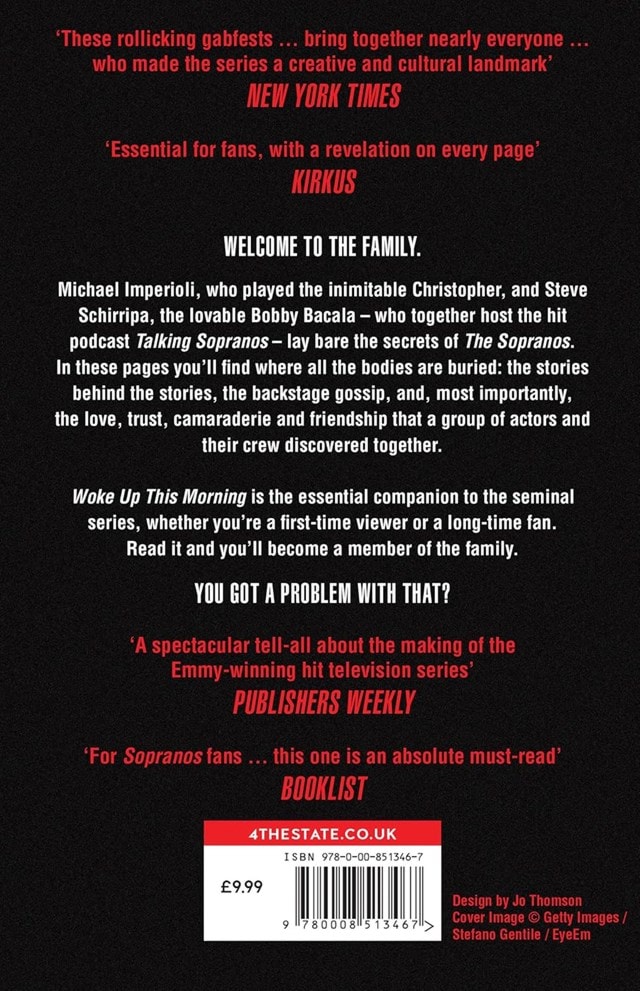 Woke Up This Morning: Definitive Sopranos History Paperback By Michael Imperioli & Steve Schirripa - 2