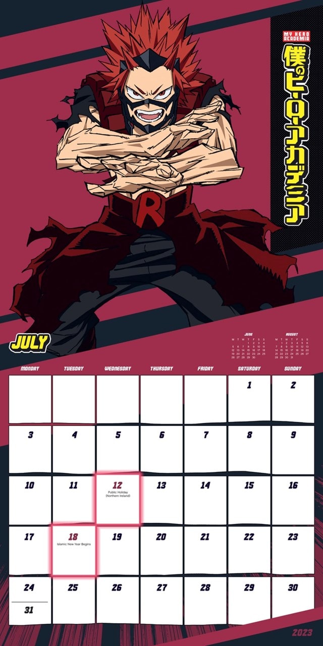 My Hero Academia 2023 Square Calendar - 3