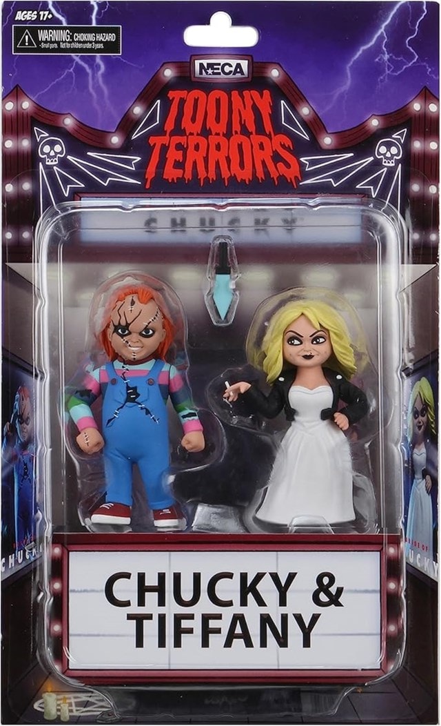 Chucky & Tiffany NECA Toony Terrors Figurine 2 Pack - 3