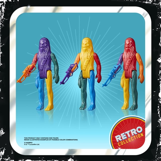 Multi-Coloured Chewbacca Prototype Edition Star Wars Retro Collection Action Figure - 5