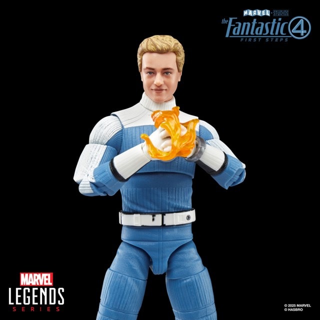 Johnny Storm Fantastic Four First Steps Marvel Legends Series Hasbro Action Figure - 6