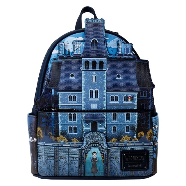 Nevermore Academy Wednesday Loungefly Mini Backpack - 1