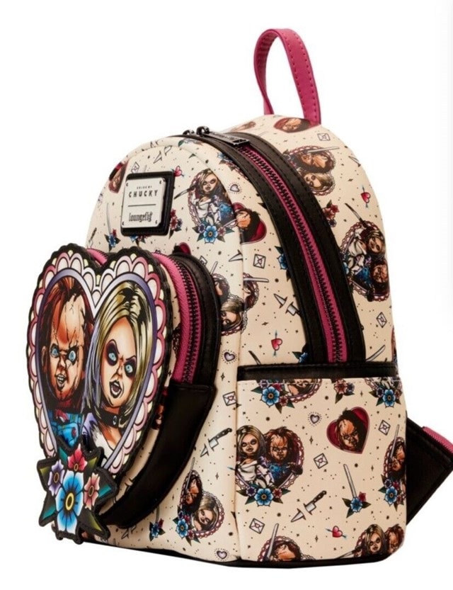 Bride Of Chucky Valentines Loungefly Mini Backpack hmv Exclusive - 4