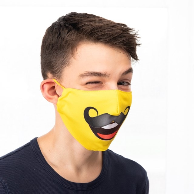 Moustache Emoji Face Covering - 2