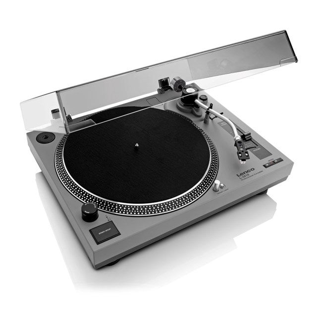 Lenco L-3810GY Grey Direct Drive Turntable - 2