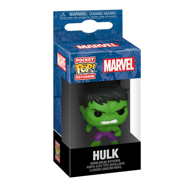 Hulk Marvel New Classics Funko Pop Vinyl Keychain - 2