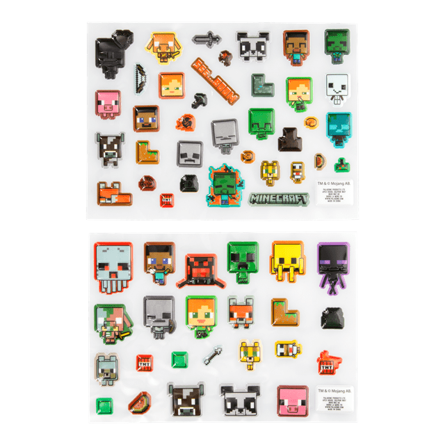 Minecraft Window Cling Decals - 2