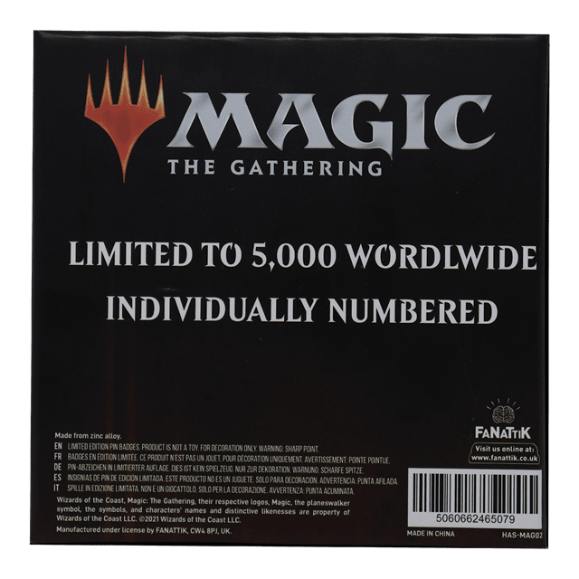 Mana Symbol Magic The Gathering Limited Edition Pin Badge Set - 4