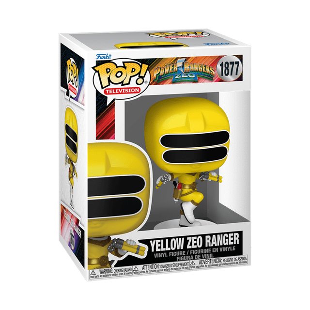 Yellow Zeo Ranger 1877 Power Rangers Zeo Funko Pop Vinyl - 2