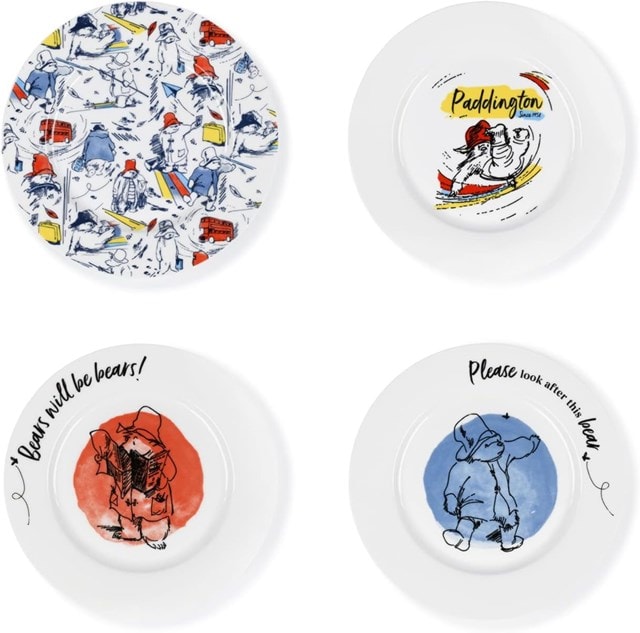 Classic Paddington Bear Art Group Gifting Side Plates - 1