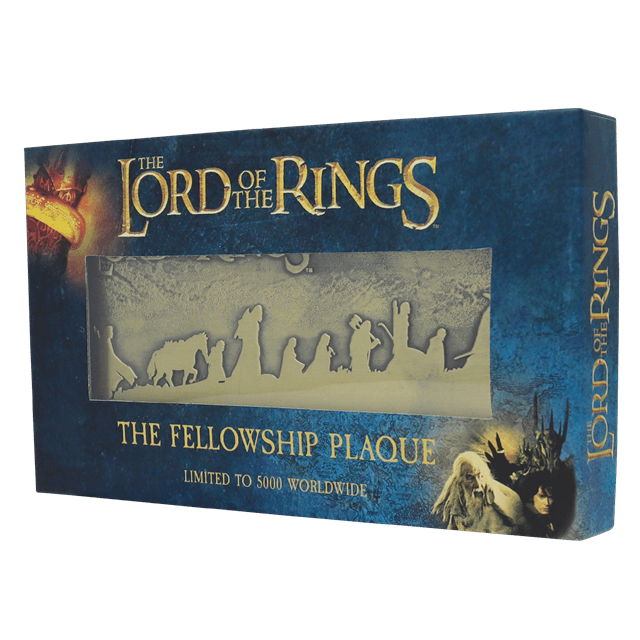Lord Of The Rings Limited Edition The Fellowship Plaque Collectible - 4