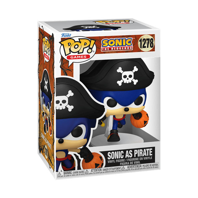 Sonic As Pirate 1278 Sonic The Hedgehog Funko Pop Vinyl - 2